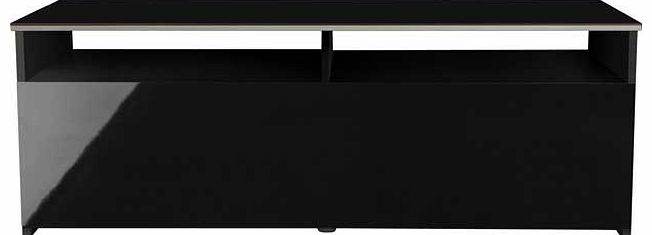 Aurora 1 Drawer TV Unit - Black Gloss