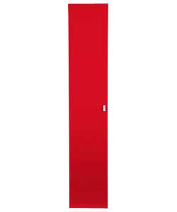 Kids Modular Single Wardrobe Door - Red