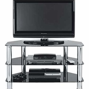 Matrix TV Unit - Black Glass