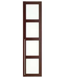 Modular Glass Shaker Wardrobe Door - Wenge