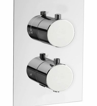 iBath 1 Way Thermostatic Shower Mixer Valve - Round