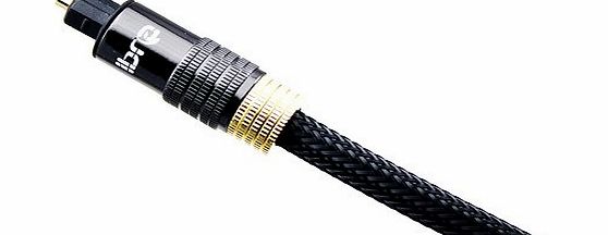 1M Muzil Gold Digital Optical Cable - suitable for PS3, Sky, Sky HD, LCD, LED, Plasma, Blu-ray, Home Cinema Systems, AV Amps