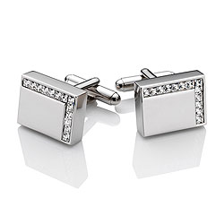 Clear Edge Cufflinks