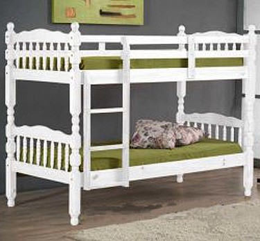 White Bunk Bed