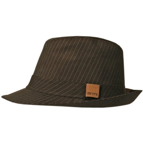 IGNITE Mens IGNITE Montecristo Trilby Hat Chocolate