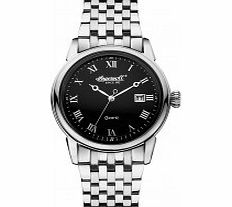 Ingersoll Mens Grafton Black Steel Watch