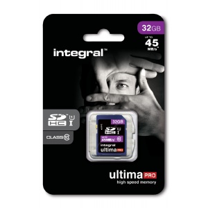 32GB UltimaPro SDHC Card 45MB/s Class