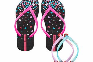 iPANEMA Womens Switch black flip flops