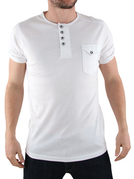 Jack and Jones White Bob T-Shirt