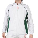 Nicolls Track Top White/Green Large