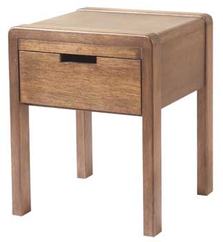 Monsoon Bedside Table in Walnut