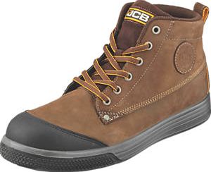 JCB, 1228[^]8279G 4CX Safety Trainer Boots Brown Size 11 8279G