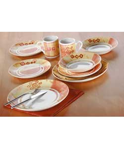 Jeff Banks Marakesh 16 Piece Dinner Set