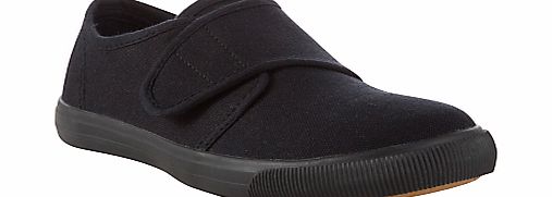 Rip Tape Plimsolls, Black