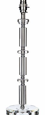 Tall Crystal Column Lamp Base