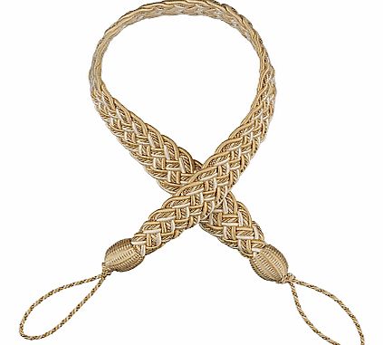 Woven Belt Tieback, Gold