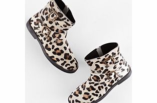 Johnnie  b Leather Biker Boots, Leopard 34186338