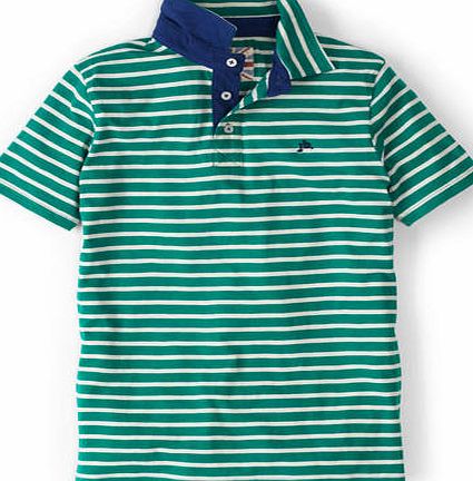 Johnnie  b Stripy Slub Polo, Grey 34538710