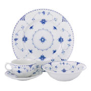 J Bros Blue Denmark 20 Piece Dinner Set