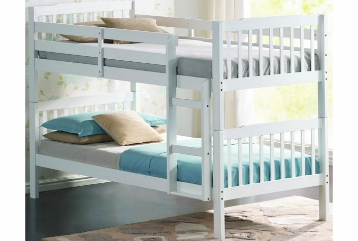 Joseph Emin Wooden Bunk Bed-White