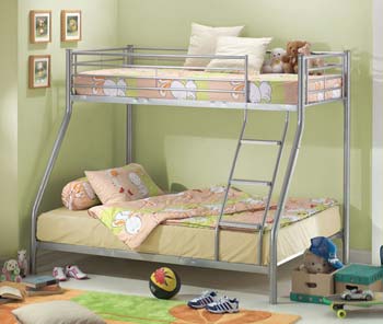 Julius Metal Three Sleeper Bunk Bed