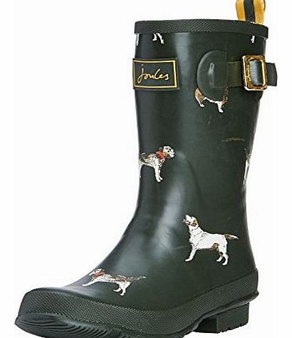 Womens Molly Welly Wellington Boots R_MOLLYWELLY Green Dog 5 UK, 38 EU, 7 US