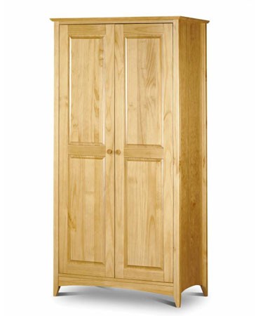 Barcelona Natural Pine Two Door Wardrobe