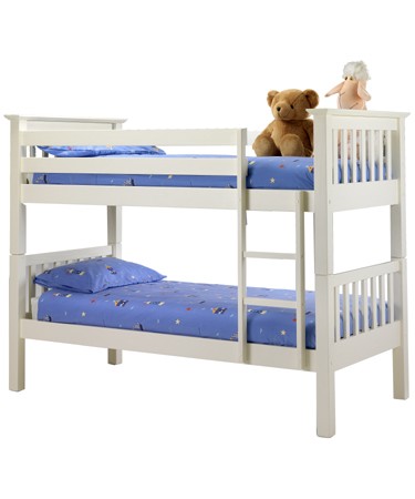 Barcelona White Bunkbed