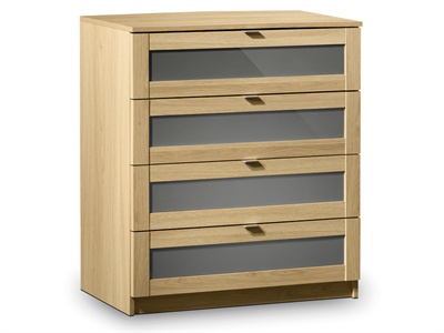 Strada 4 Drawer Chest Small Single (2