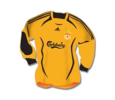 Adidas 06-07 Liverpool GK home - Kids