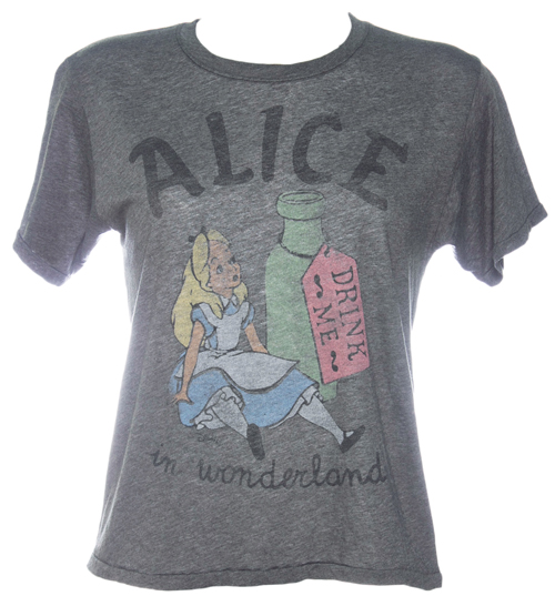 Ladies Alice in Wonderland Drink Me Slouchy