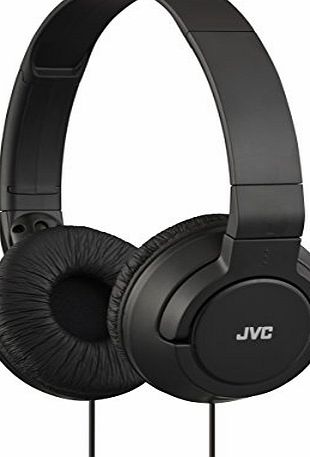 JVC HAS180 Lightweight Powerful Bass Headphones - Black