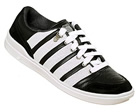 Grande Court Black/White Leather Trainers