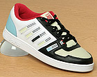 Zurich SE White/Black Leather Trainers