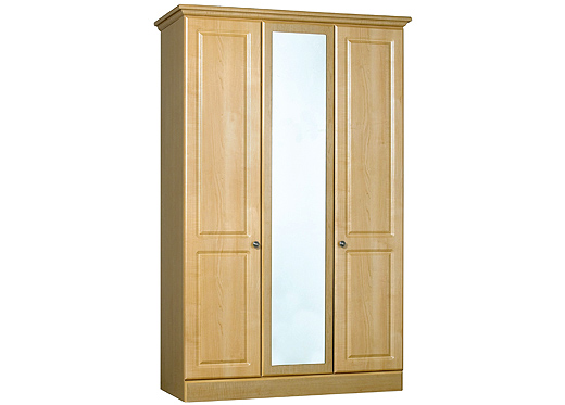 Lille 3 Door Wardrobe with Mirror