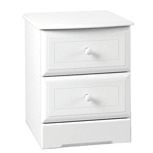 Kingstown Nicole 2 Drawer Bedside Table