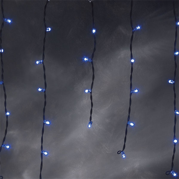 LED Icicle - 90 blue lights