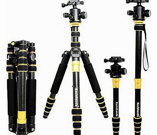  Portable 62-inch Camera Tripod Monopod & Ball Head Light-weight for SLR Dc Photo Travel