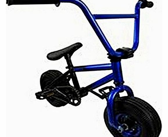 2014 Mini Bmx Stunt Sports Bikes Tensile Steel Frame 4 Colours NEW CRAZE ! (TWO TONE BLUE/BLACK)