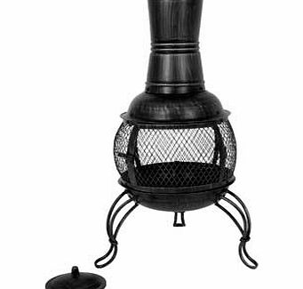 La Hacienda Steel Medium Chiminea