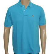 Blue Pique Polo Shirt