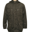 Dark Brown Hooded Jacket