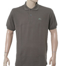 Dark Taupe Pique Polo Shirt