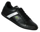 Evershot Black/Grey Leather Trainers