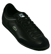 Lacoste Carew AL SPM Black Leather Trainers