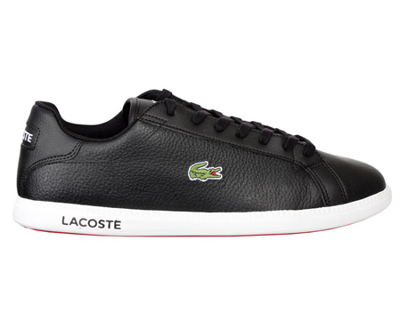 Graduate Black Leather Trainers