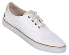 Imatra White Canvas Trainers