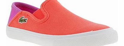 kids lacoste orange bellevue girls toddler