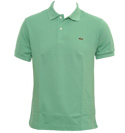 Lettuce Green Pique Polo Shirt