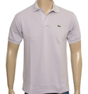 Lilac Pique Polo Shirt